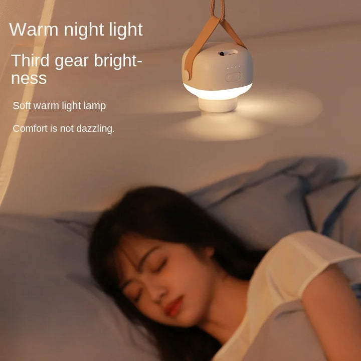 Portable Wireless Mini Ceiling Fan – USB Fan with Remote Control, Stand, Night Light for Home, Outdoor & Camping | Kalsten