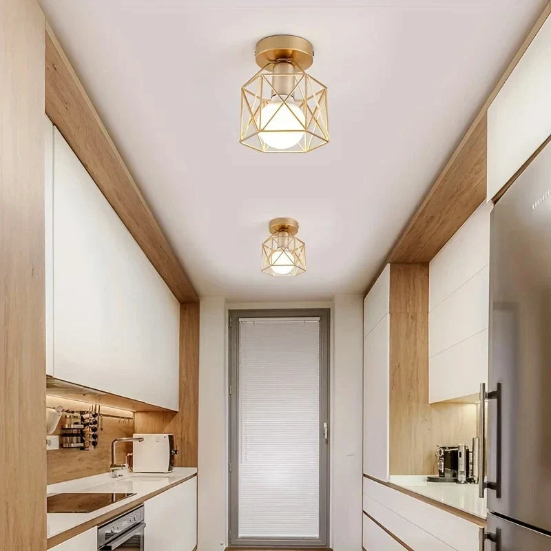 Modern LED Ceiling Light – Round Chandelier Flush Mount for Kitchen, Bedroom, Living Room, and Bathroom – E27 Base, 110V/220V | Kalsten