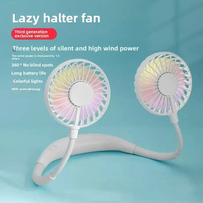BowLift | Adjustable Hands-Free Neck Cooling Fan
