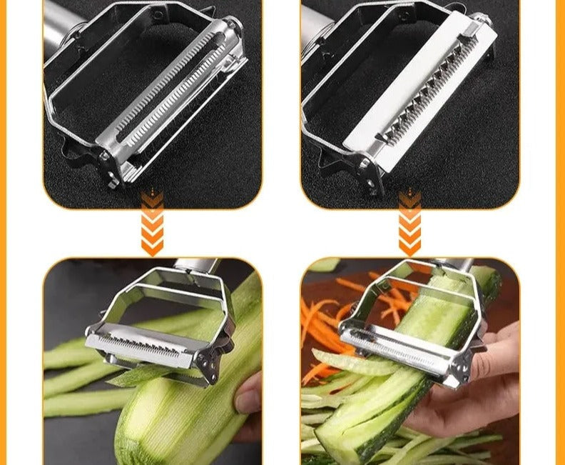 Vegetable Peeler Stainless Steel Ergonomic Rustproof | Kalsten