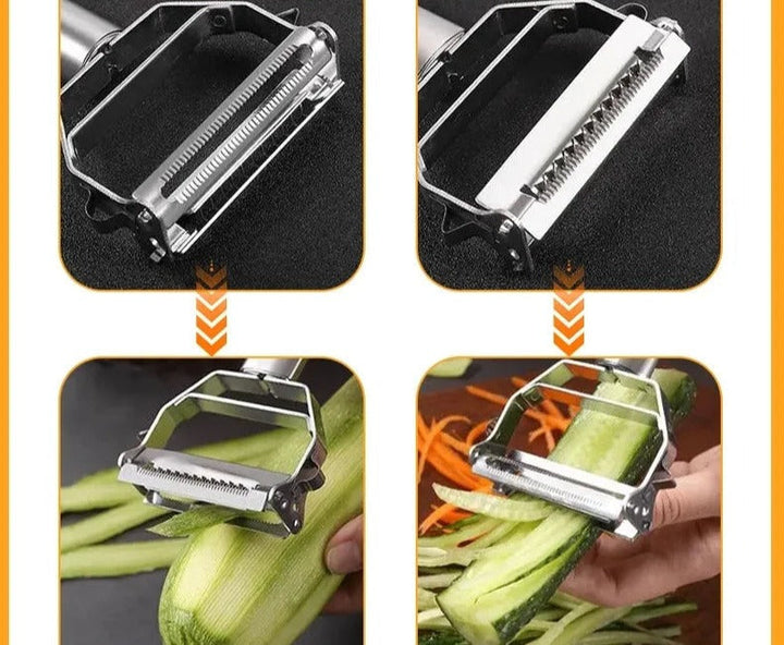 Vegetable Peeler Stainless Steel Ergonomic Rustproof | Kalsten