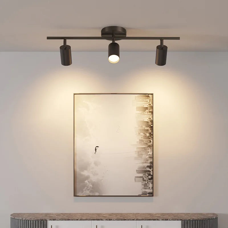 Modern Gold Spotlight Ceiling Light – Nordic Minimalist E27 LED Fixture for Living Room, Bedroom, and Kitchen | Kalsten