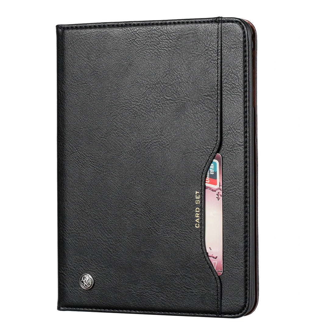 Kalsten | Leather Flip Case for iPad 9.7 (2017-2018), 10.2 (7th/8th Gen), Air 2/3/4, Pro 9.7/10.5/11 - Waterproof, Shockproof, Business Tablet Case