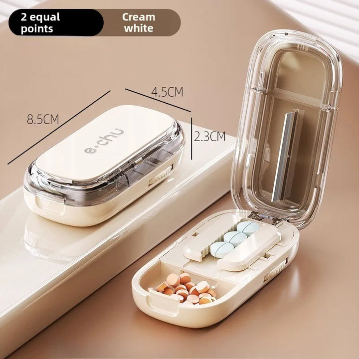 Kalsten | Pocket Size Dustproof Pill Cutter Organizer