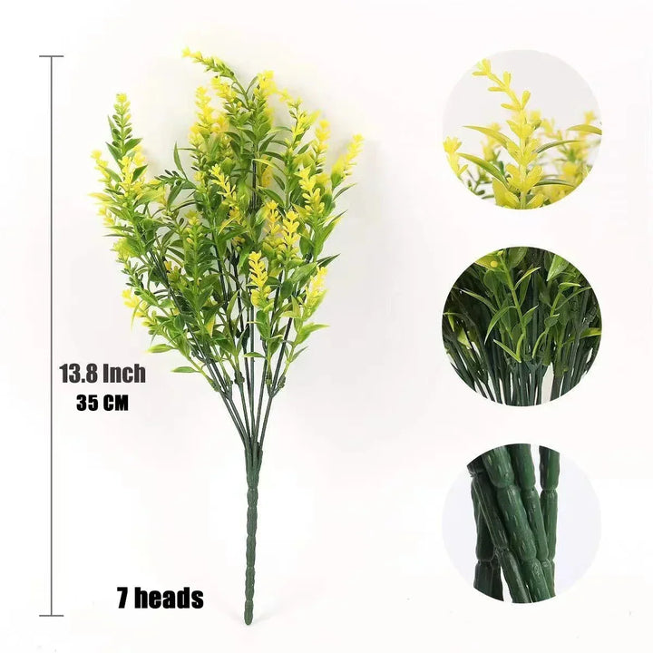 Kalsten | Floraven Lavender Bouquet | Artificial & Carefree | 5 Stems | For Indoor & Outdoor