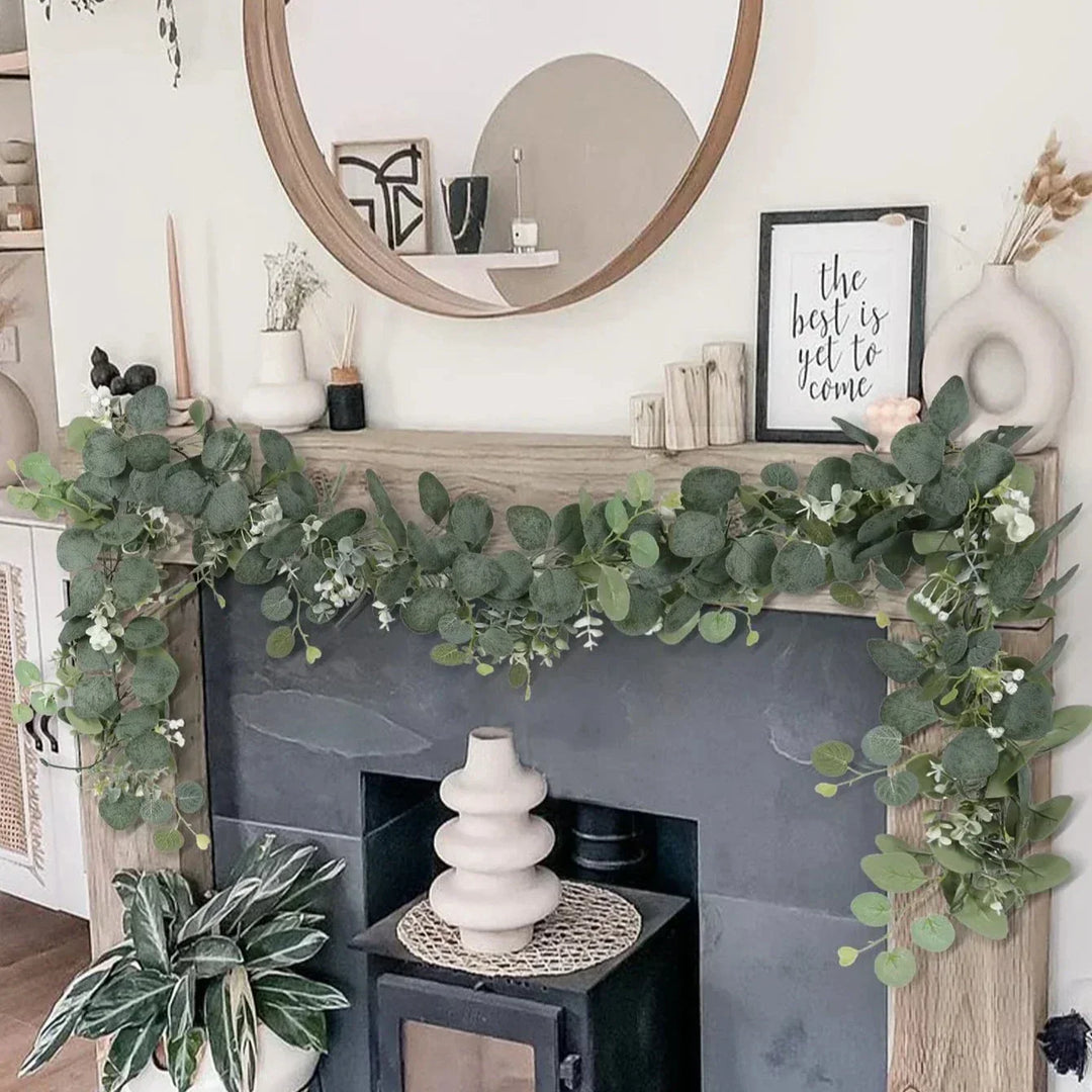 Kalsten | Garland - EucaGreen - Artificial Eucalyptus - 2-piece Set
