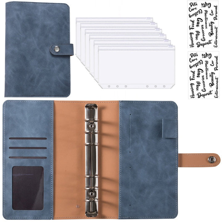 Kalsten | Financial Planner Leather Multi Pocket Bill Organizer Notebook