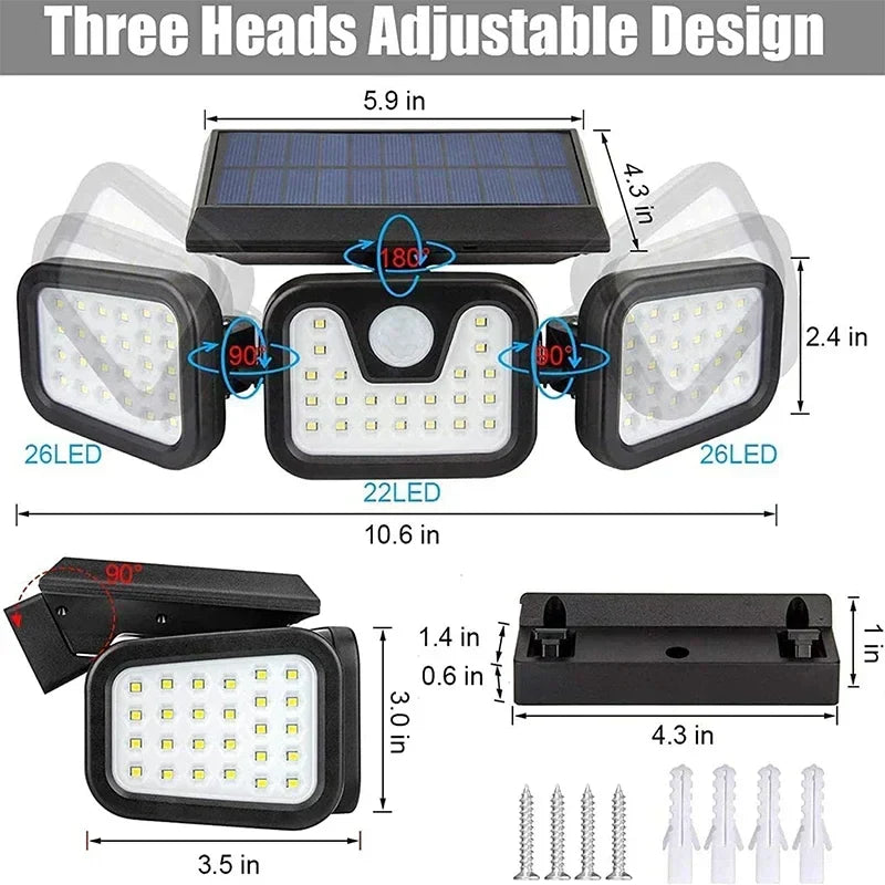 Power Save Motion Activated Outdoor Solar Lamp | Kalsten