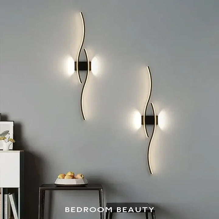 Modern LED Wall Lamp – Dimmable Up & Down Wall Sconce for Bedroom, Living Room, and Indoor Spaces | Kalsten