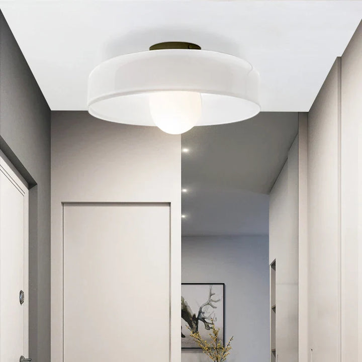 Modern Dual-Purpose Glass Ceiling Light – G9 Bulb Wall Sconce for Living Room, Bedroom, Hallway, and Balcony | Kalsten