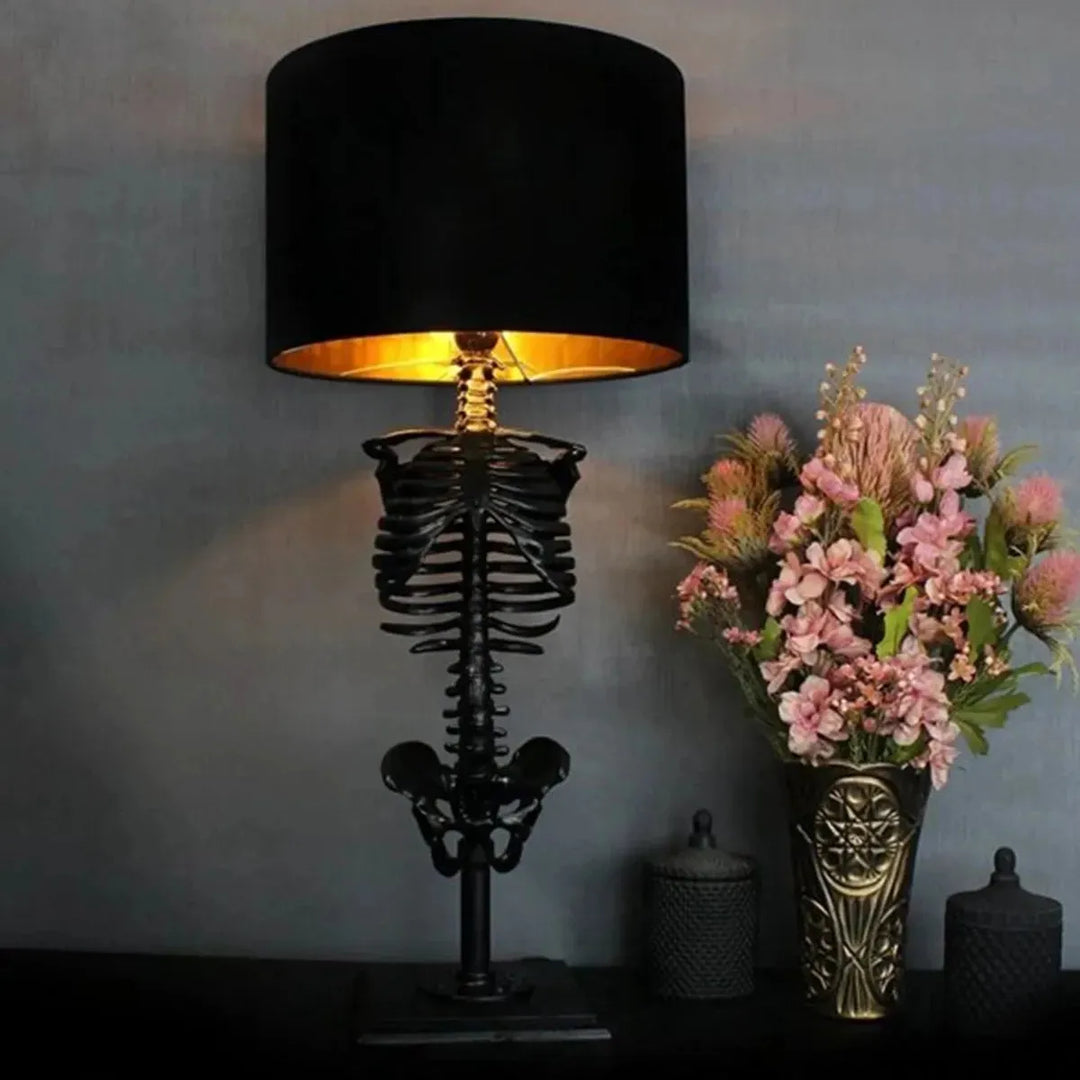 Skull Table Lamp Skeleton Horror 3D Statue Creative Party Ornament Prop Halloween Decoration Atmosphere Lamp Night Light | Kalsten