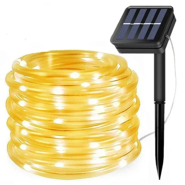 BowLift | LED Solar String Lights - Outdoor Waterproof Lights for Christmas, Garden, Lawn, Trees, Fence, and Pathway Decor