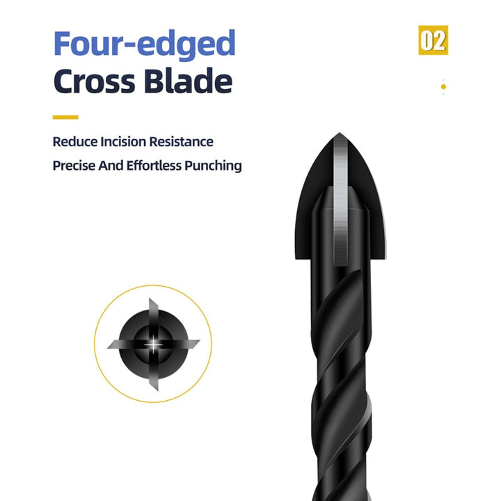 Heavy-Duty Mega Ultimate Cross Hex Drill Bit Set | Kalsten