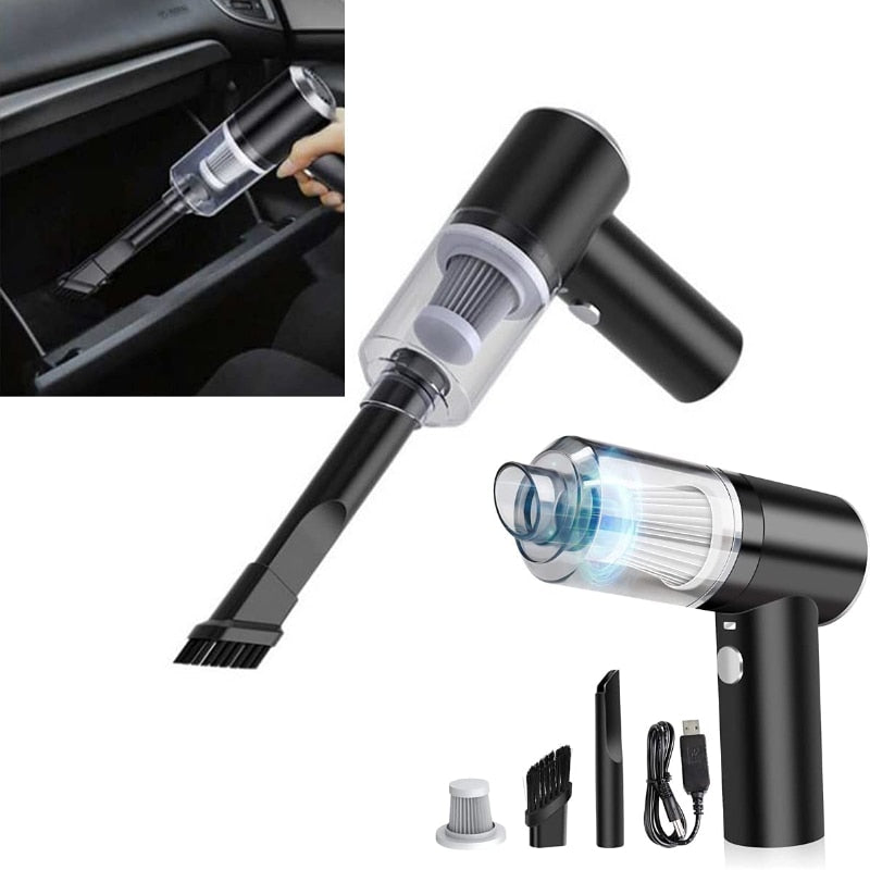 AeroClean Wireless Mini Vacuum Cleaner with Vacuum Function – USB Rechargeable | Kalsten