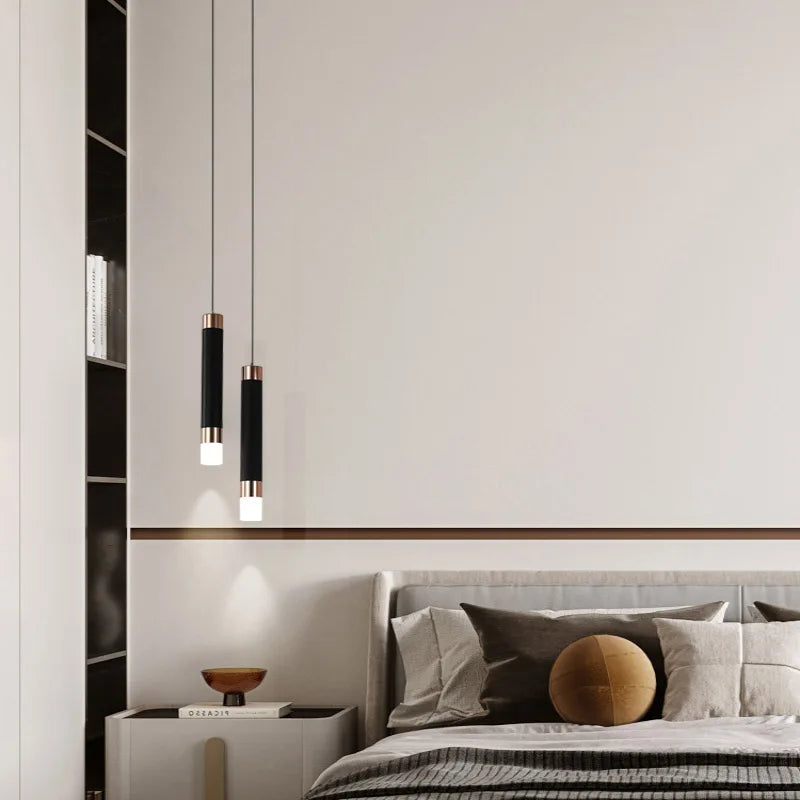 Modern Minimalist LED Pendant Light Chandelier – Adjustable Suspension Lamp for Bedroom, Living Room, and Home Decor | Kalsten