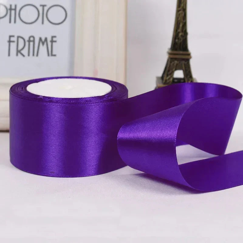 Luxury Satin Gift Wrapping Ribbon – 4-Roll Set