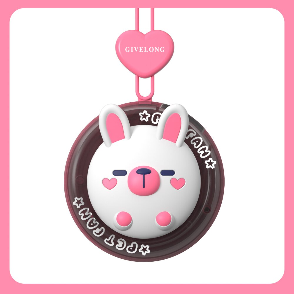 Cartoon Animal Mini Kids Neck Fan | Kalsten