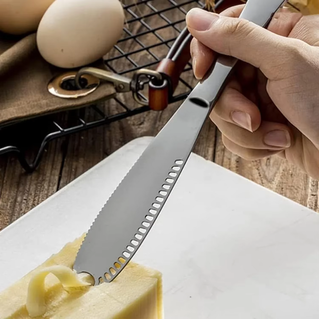 Kalsten | Premium Stainless Steel Cheese Slicer with Adjustable Thickness & Extra Wires