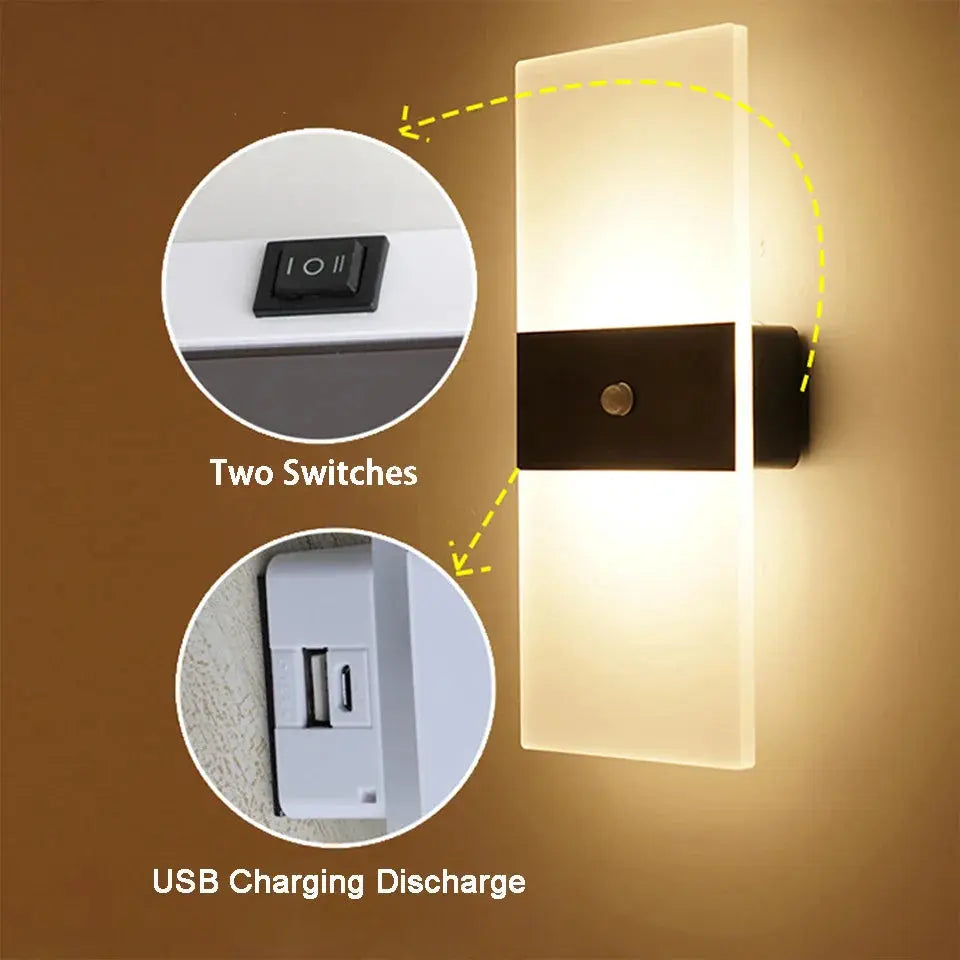 Éclatante - Touch Panel Wall Light USB rechargeable | Kalsten
