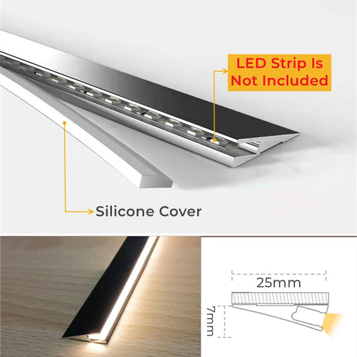 Invisible Surface Aluminum Thin Light Panel | Kalsten