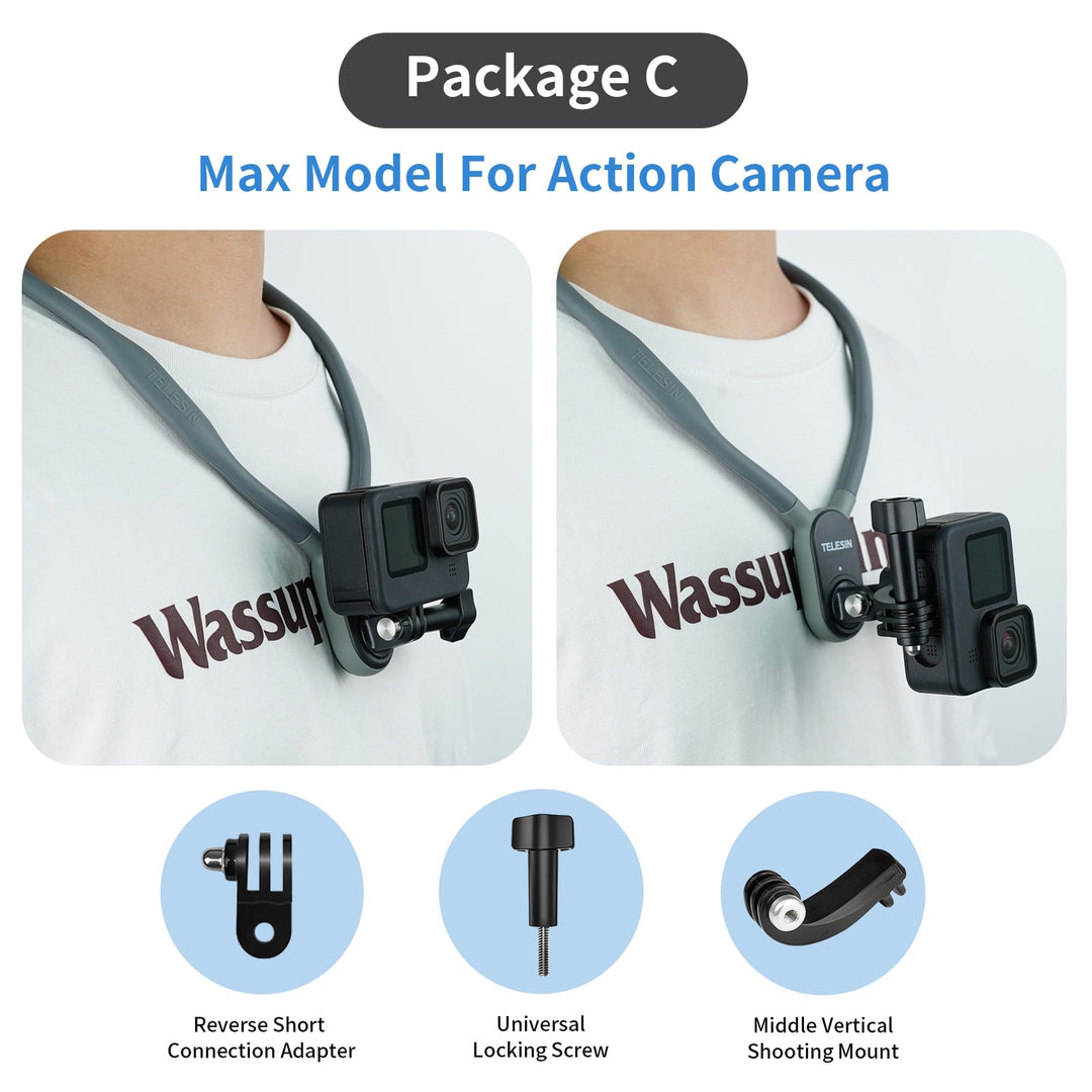 Magnetic Silicone Neck-Mounted Action Camera Accessories | Kalsten