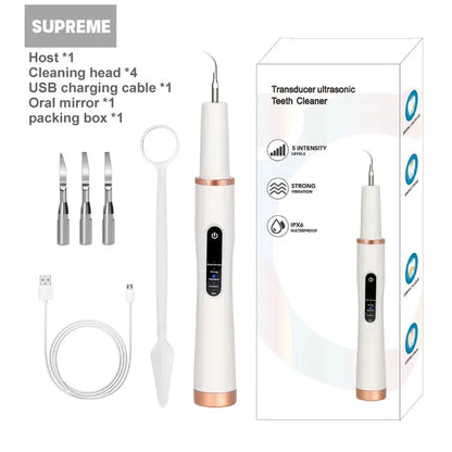 BowLift | DentoraSonic | Ultrasound dental care device for dogs & cats | 5-level tartar remover | USB charging