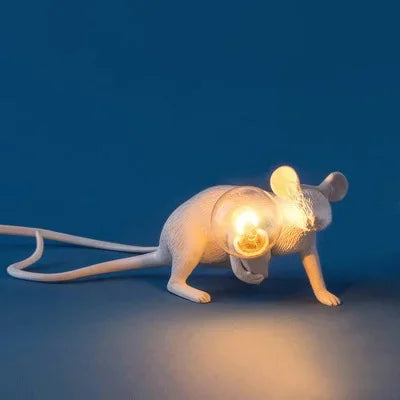 Modern USB Mouse Lamp LED Night Light – Creative Animal Shape Bedside Table Lamp for Home Decor, Bedroom, and Desktop Lighting | Kalsten
