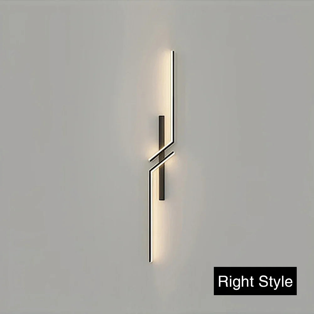 Modern Dimmable LED Wall Light – Remote-Control Minimalist Wall Sconce for Bedroom, Living Room, and TV Background | Kalsten