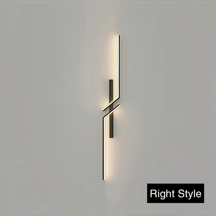 Modern Dimmable LED Wall Light – Remote-Control Minimalist Wall Sconce for Bedroom, Living Room, and TV Background | Kalsten