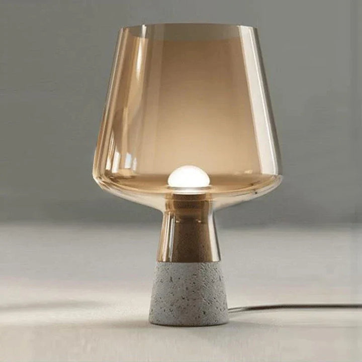 NordicCement Table Lamp – Minimalist Design with Concrete Base Kalsten