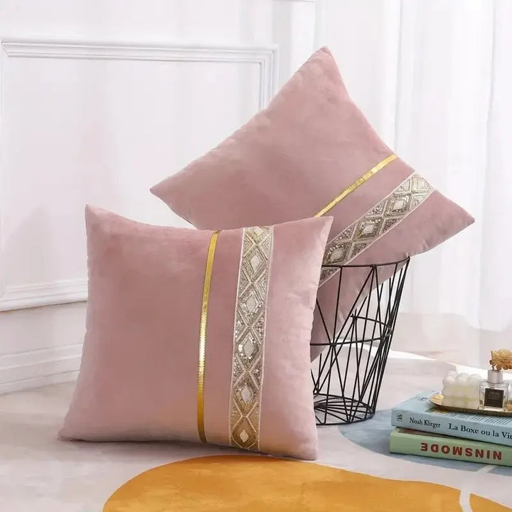 LuxeViva Cushion Cover - Glamorous Cushion Cover for a Festive Living Room Kalsten