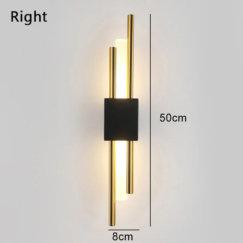 Nordic LED Wall Lamp – Contemporary Wall Sconce for Bedroom, Staircase, and Living Room | Kalsten