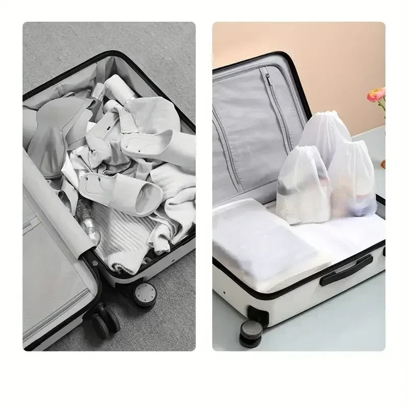 Kalsten | Travix Shoe Bag Set | Waterproof & Transparent | Pack of 10 | For Travel & Everyday Use