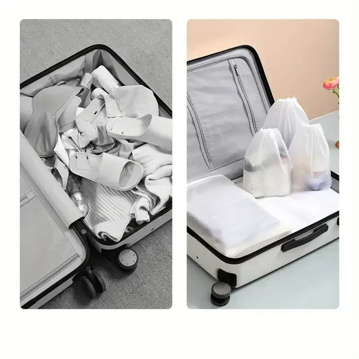 Kalsten | Travix Shoe Bag Set | Waterproof & Transparent | Pack of 10 | For Travel & Everyday Use