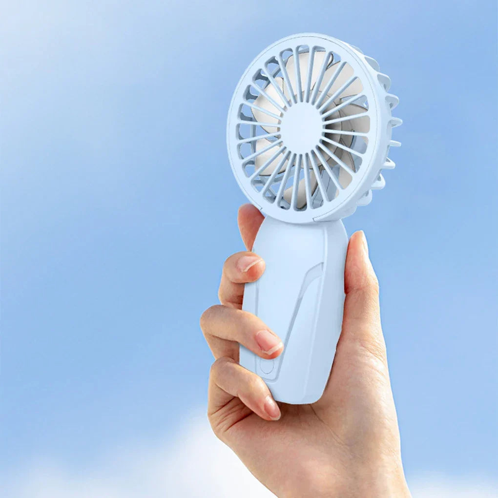 Portable Handheld Mini Fan – Lightweight ABS USB Rechargeable Pocket Fan for On-the-Go Cooling | Kalsten