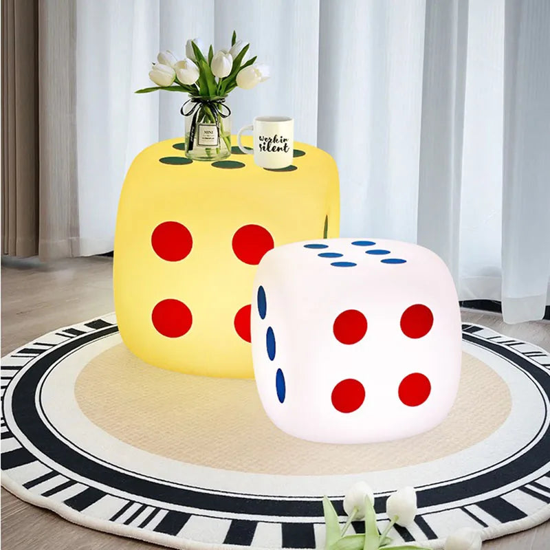 Huge Dice Bedside Atmosphere Floor Table Lamp | Kalsten