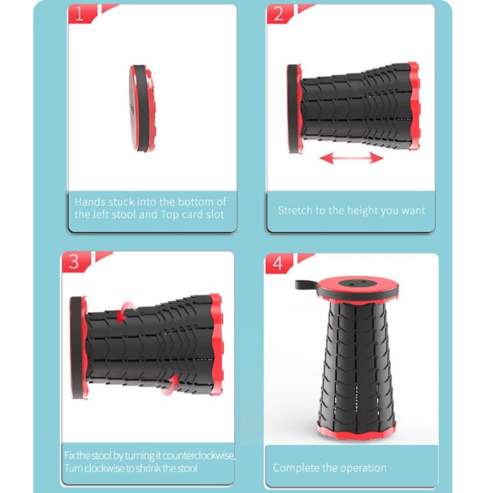 Kalsten | Crutch Delight - The compact, strong folding stool