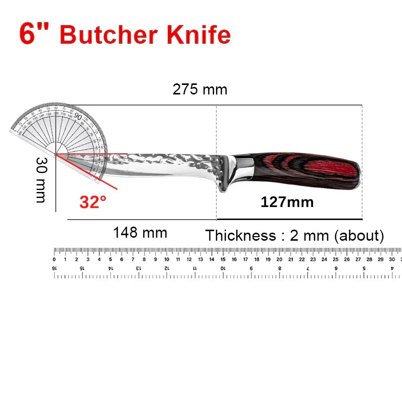 Handmade Stainless Steel Boning Knife