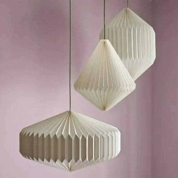 Elegant origami-inspired paper lantern | Kalsten