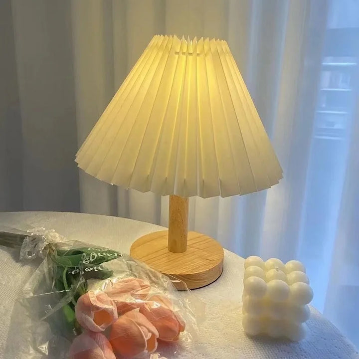 Foldable Pleat Table Lamp - Stylish Foldable LED Table Lamp for Unique Interior Design Kalsten