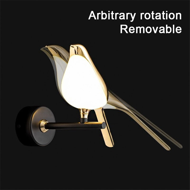 Modern Nordic Wall Bird Lamp | Kalsten