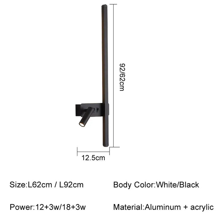 Creative Rotatable LED Wall Lamp - Modern and Versatile Lighting Solution | Kalsten