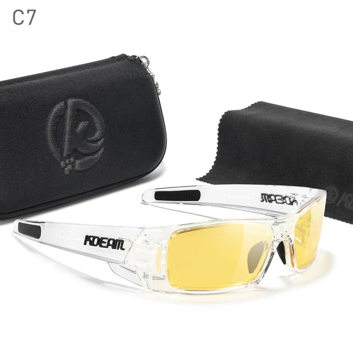 Photochrome Sunglasses Black Frame with Case | Kalsten