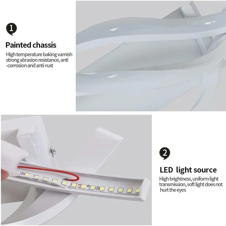 Modern LED Wall Light – Curved Spiral Design Sconce for Living Room, Bedroom, Aisle, and Home Decor | Kalsten