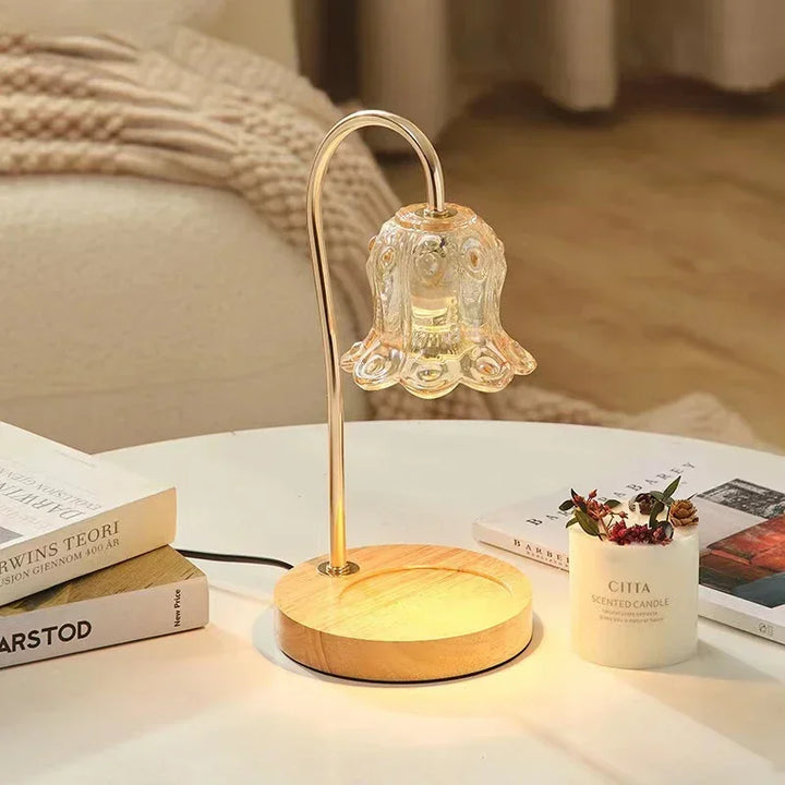 Flower-Shaped Warm Audience Candle Warmer Lamp | Kalsten
