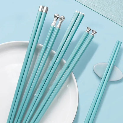 DineLux – Luxurious Chopstick Set with sophisticated designs (5 pairs)