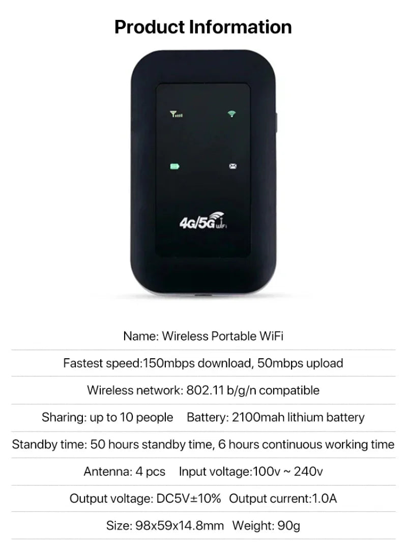 Kalsten | Portable Wireless WiFi Router