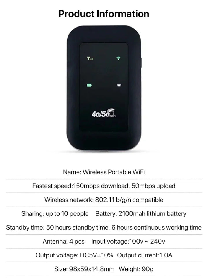 Kalsten | Portable Wireless WiFi Router