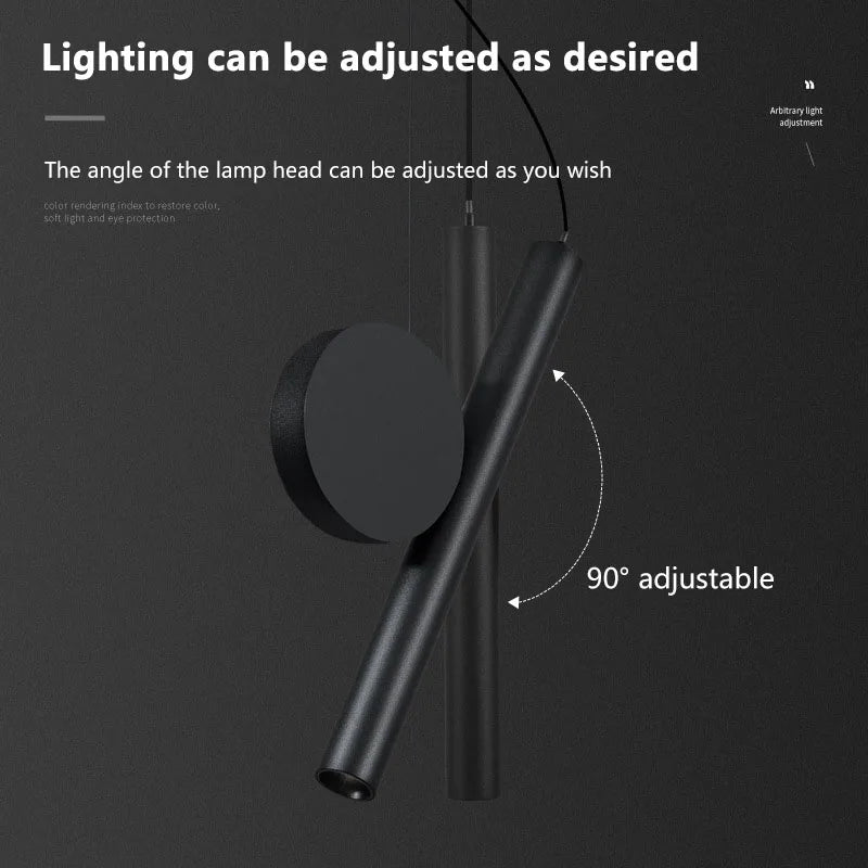 Modern LED Pendant Lamp – Adjustable Cable for Bedside, Living Room, and Study | Kalsten