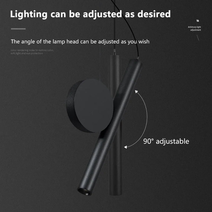 Modern LED Pendant Lamp – Adjustable Cable for Bedside, Living Room, and Study | Kalsten